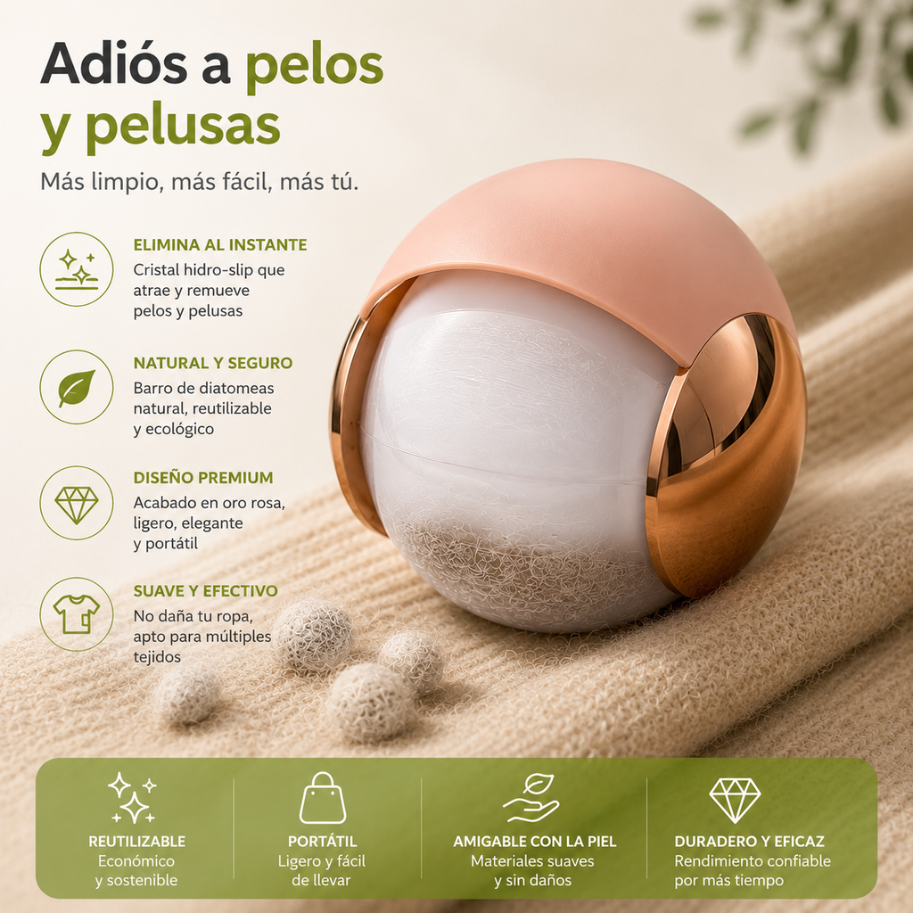 Olvidate de los pelitos de mascota y pelusa con esta Rodillo Removedor