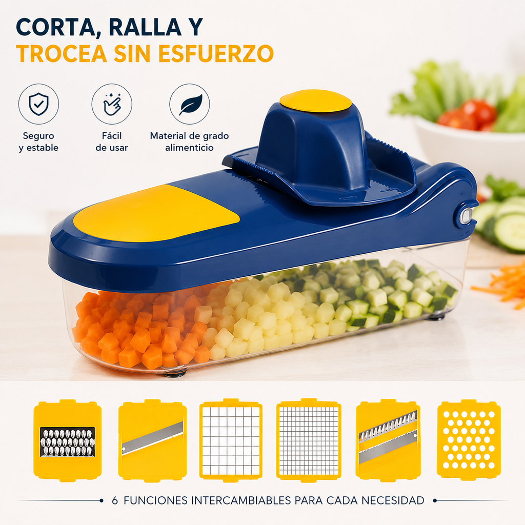 Rayador de Verduras Multifuncional para Cocina