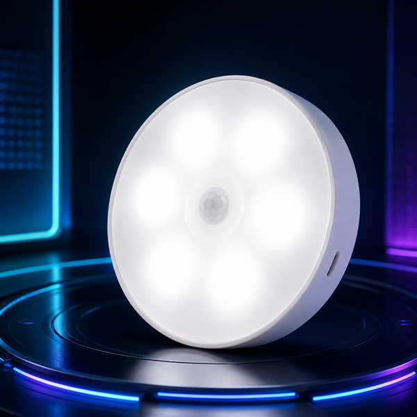 Lámpara LED inalámbrica recargable con sensor de movimiento