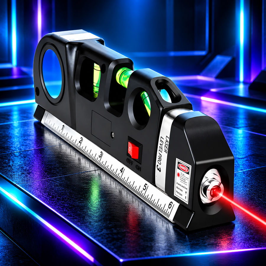 Nivelador Laser profesional con cinta métrica