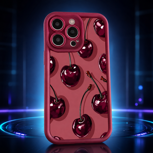 Funda cherry color vino