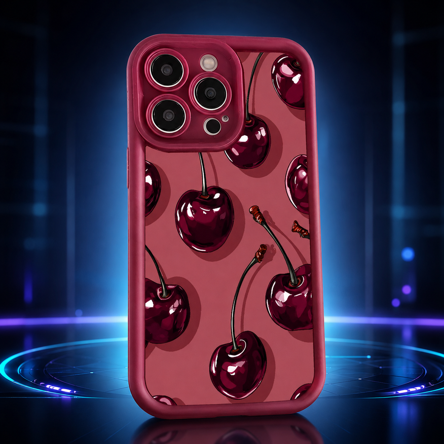 Funda cherry color vino